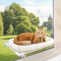 Fluffy Cat Window Bed for Indoor Cats – Strong Suction Cup Hammock by PEFUNY