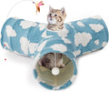 Tempcore Cat Tunnels for Indoor Cats, Cat Tube Toys 3 Way Collapsible, Pet Play by Tempcore
