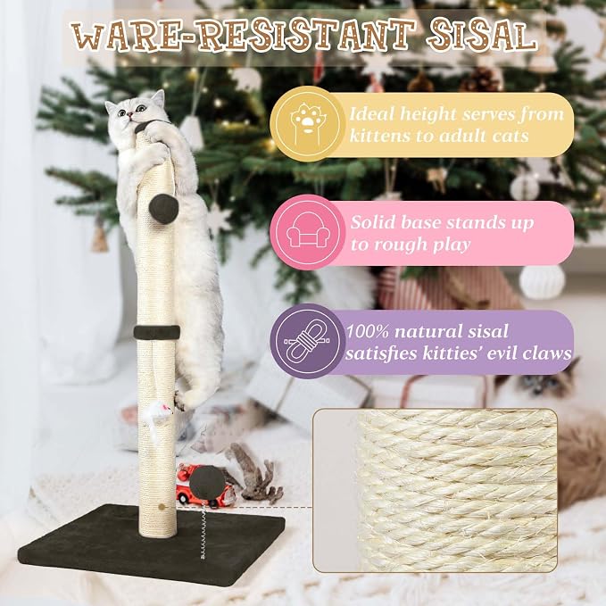 ANWA 32" Tall Cat Scratching Posts - Image 5