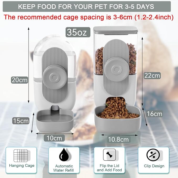 Hanging Automatic Rabbit Feeder - Image 2
