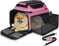 Petskd Top and Side Expandable Pet Carrier 17x11x9.5 Inches Alaska Airline by Petskd