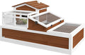 PawHut 3- Room Tortoise House Habitat by PawHut