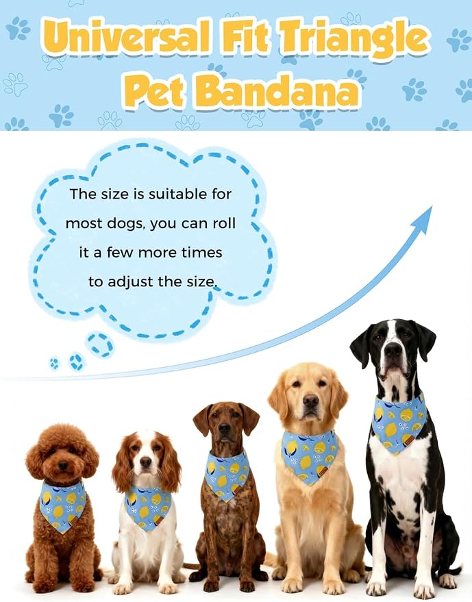 Luxury Double-Layer Dog Birthday Bandana – Handmade, Silk-Soft Polyester - Image 7