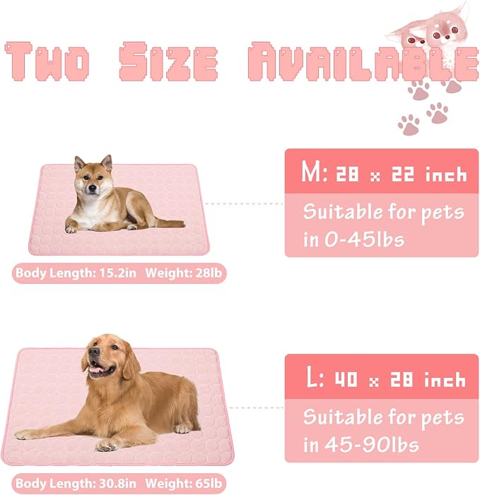 Washable Dog Cooling Mat Ice Silk Cooling Mat - Image 3