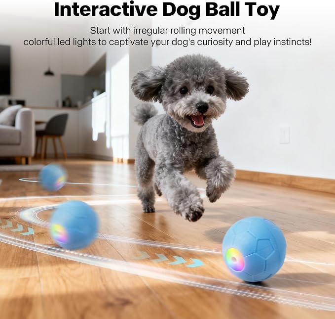 Pet Prime Interactive Dog Ball Toy, Automatic Rolling Ball - Image 2
