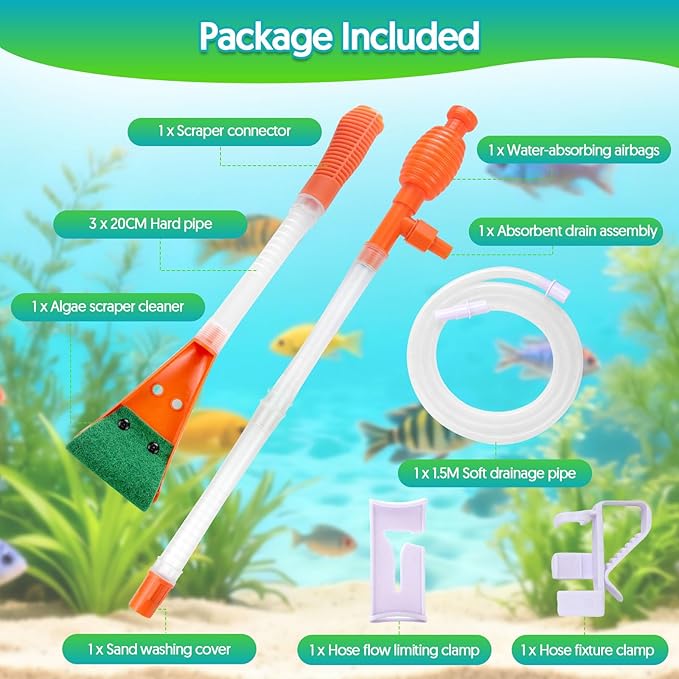 Fish Tank Cleaner Gravel Vacuum - Image 7