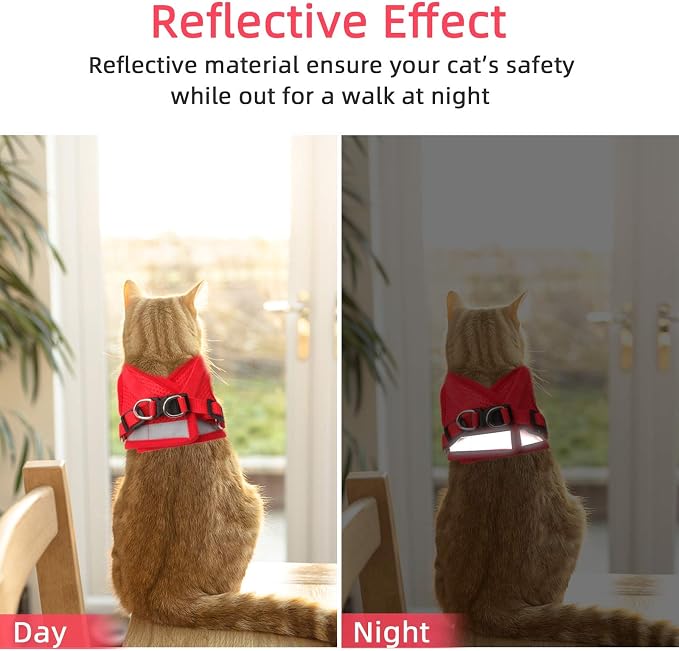 Red Cat & Dog Vest Harness - Image 5