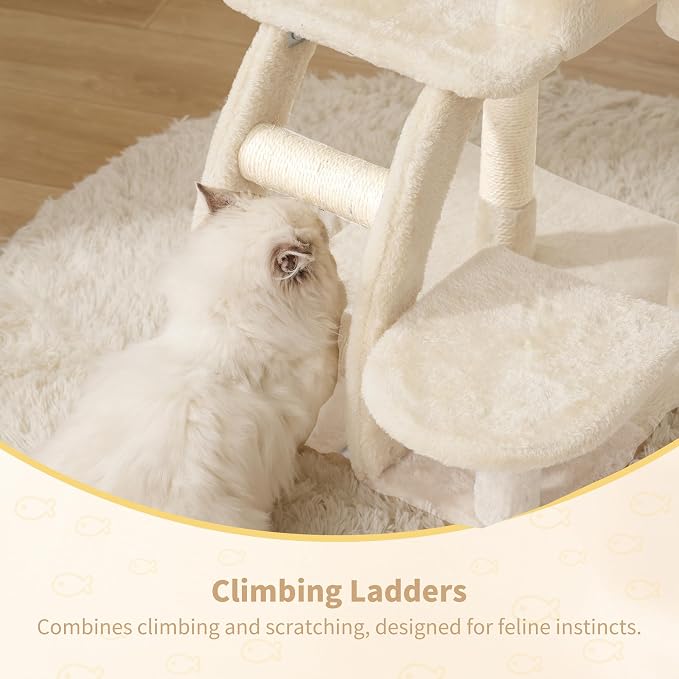 Heybly Cat Tree Tower, Cat condo - Image 3
