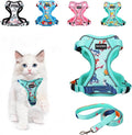 Halypet Cat Harness and Leash Set Cute Escape Proof Vest Harness by DOMoreWithYourPet