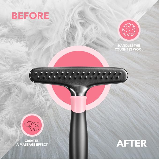 Dog rake deshedding dematting Brush Comb - Image 6