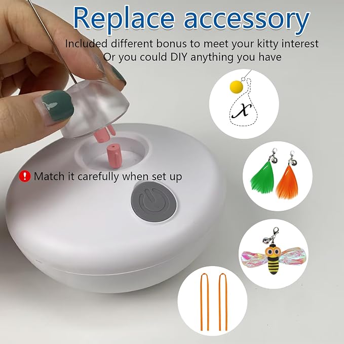 Interactive Cat Toys Cat Exercise Tumbler, Rechargeable Cat Toys - Image 7