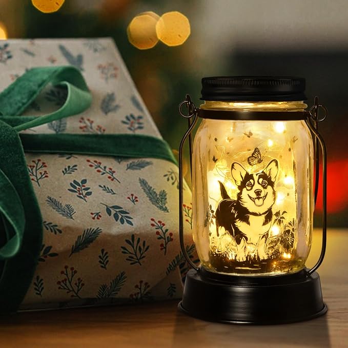 kyoryuger Corgi Gifts for Women/Men Corgi Solar Lanterns Dog Mom Birthday Dog - Image 6