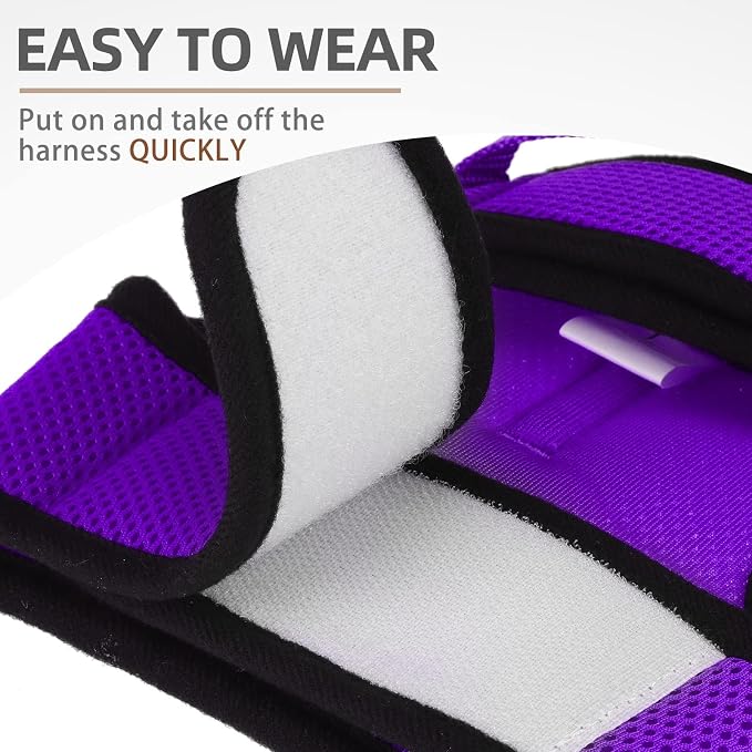 PUPTECK Soft Mesh Cat Vest Harness and Leash Set Puppy Padded Pet Harnesses - Image 5