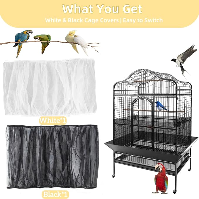 2 Pcs Bird Cage Cover - Image 2
