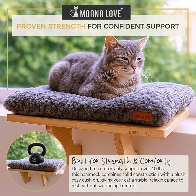 Cat Window Bed - Cozy Window Perch - Image 2