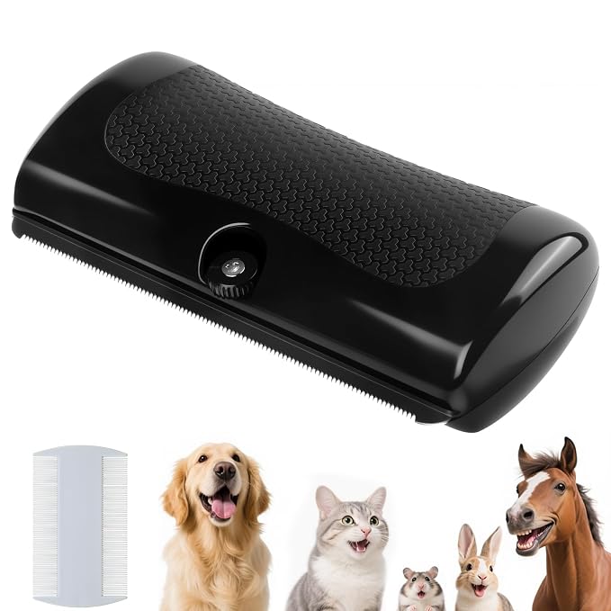 Deshedding Dog Brush & Pet Hair Remover Comb – Grooming Tool by Unknown