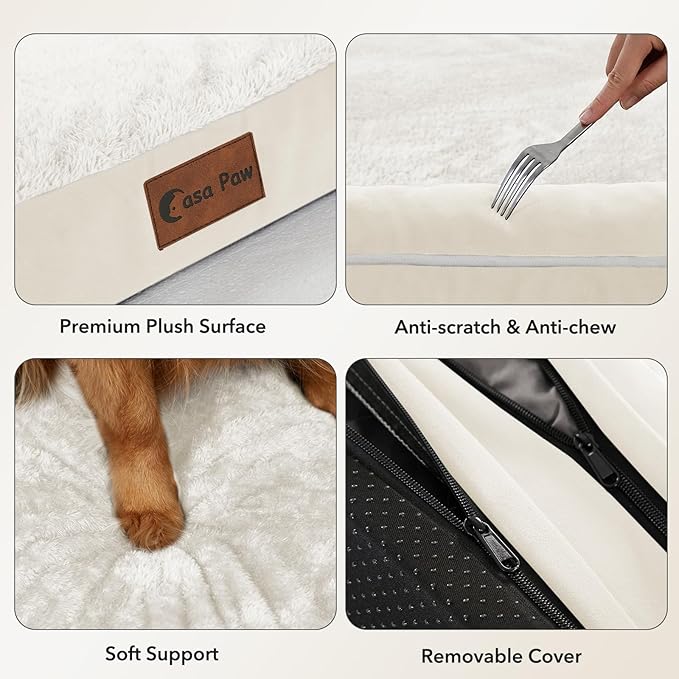 Orthopedic Dog Beds for Large Sized Dogs, Waterproof Egg Crate Foam Medium Dog - Image 6