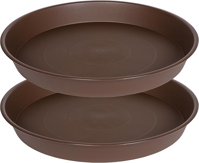 2 Pack of Bird Bath Bowl 12", 1.6" Depth, 10 12 inch Birdbath Bowls Dish Only by Bleuhome