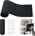 Cat Scratch Mat, 118.5"x17.4" Trimmable Self-Adhesive Cat Scratch Furniture by GMEZZO