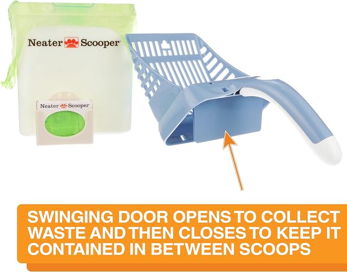 Neater Pet Brands Neater Scooper Standard Cat Litter Scoop, 15 Refill Bags – - Image 3