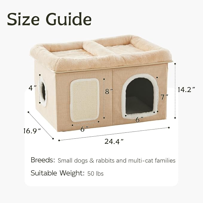 WINDRACING Cat Beds for Indoor Cats - Image 4