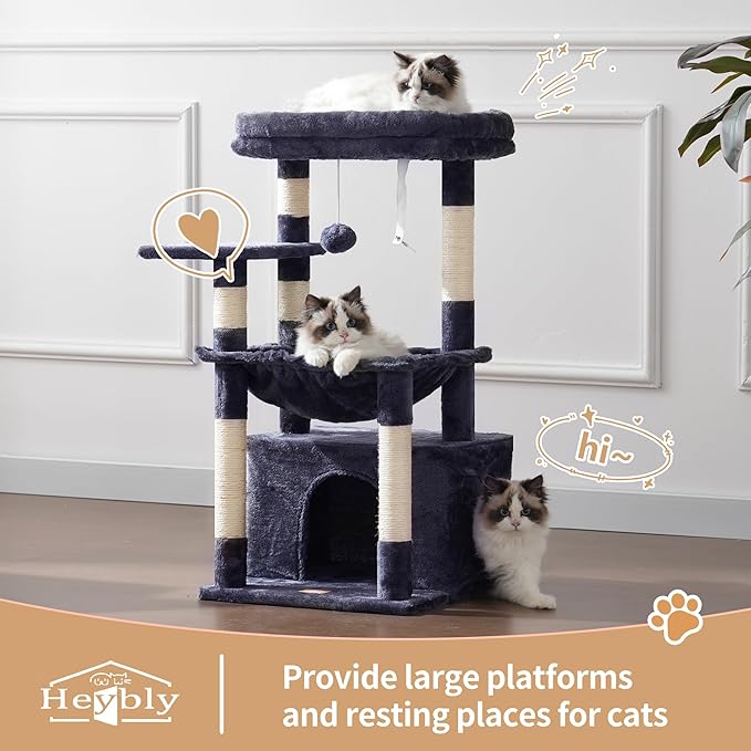 Heybly Cat Tree, Kitten Tower - Image 2
