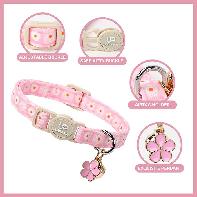 Cat Collar, Cat Collar with Bell, - Image 2