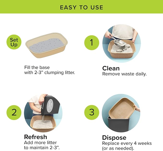 Kitty Sift Disposable Cat Litter Box Large, Durable Portable - Image 5