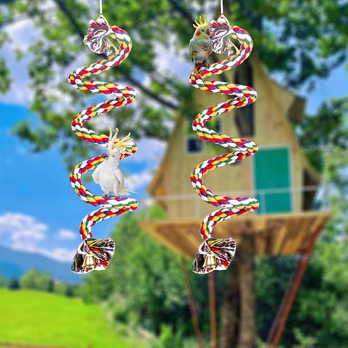 Bird Rope Perch, Birds Perch, Bird Perches - Image 9