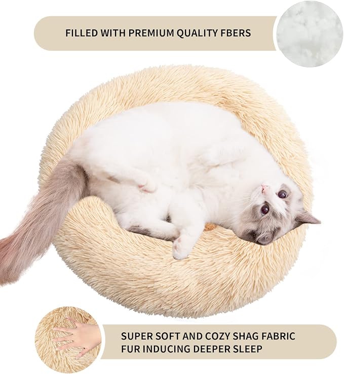 Nisrada Cat Beds for Indoor Cats, 20 Inch Dog Bed for Small Melium Large Dogs - Image 3