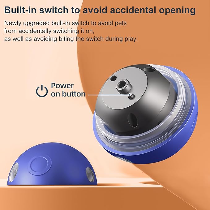 Interactive Dog Ball Toys, Automatic Moving Motorized Rolling Dog Balls - Image 5