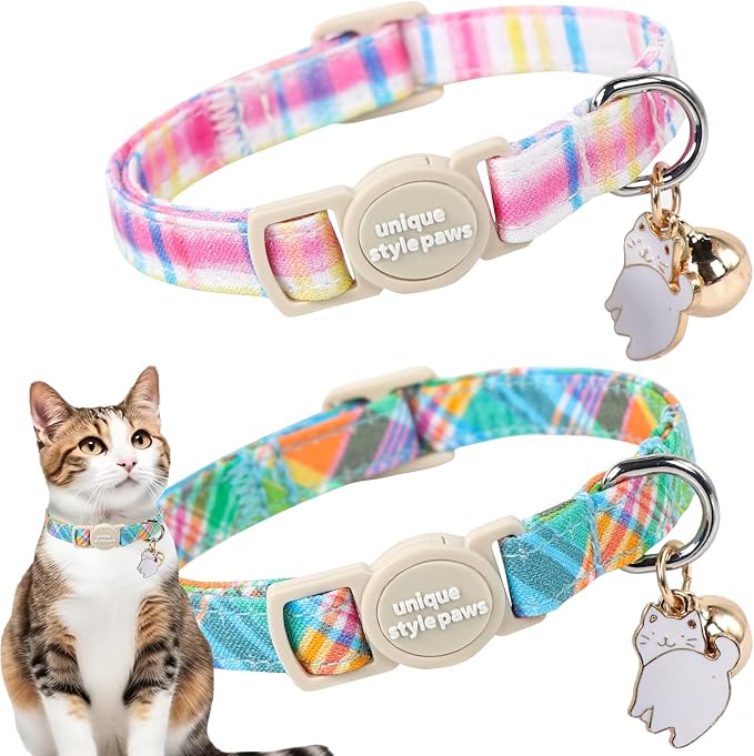 Unique style paws 2 Pack Easter Day Kitten Collar Breakaway by Uniquestylepaws