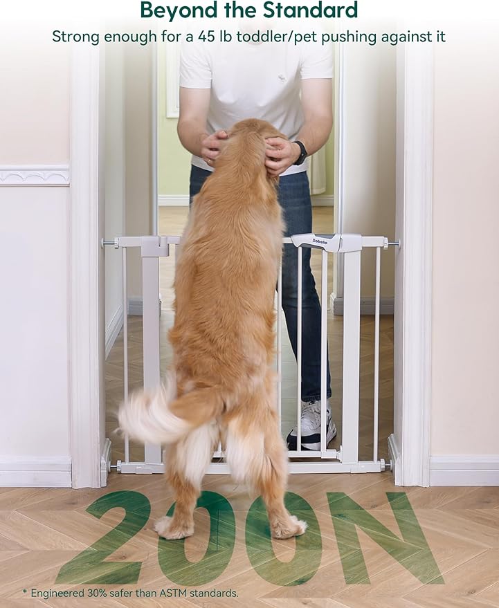BABELIO Safety Gate Door Fits for Stairs, Narrow and Wide Doorways - Image 2