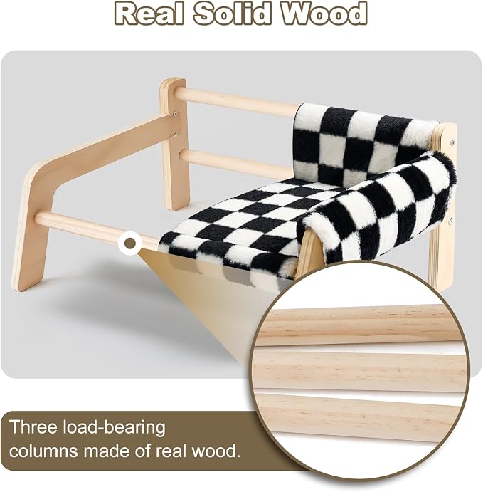 Elevated Cat Couch Bed for Indoor Cats - Image 3