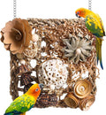 Bird Foraging Toys Natural Bird Toys Conure Toys Parrot Shredding Hanging Toys by Unknown