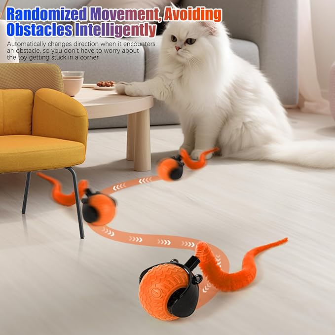 2PCS Interactive Cat Toy for Indoor Cats, Speedy Ball - Image 4