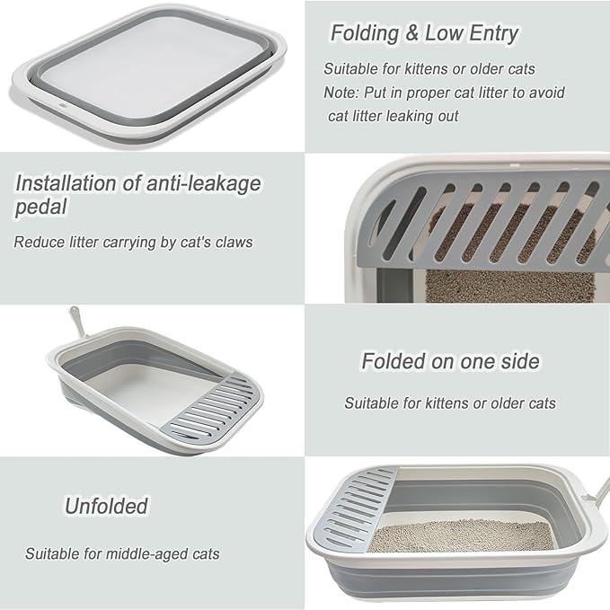 Collapsible Small Cat Litter Box - Image 5