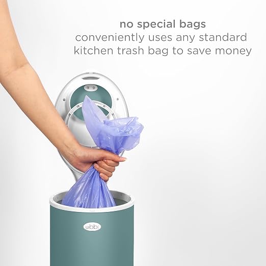 Ubbi Stainless Steel Diaper Pail, Odor Locking, No Special Bag Required - Image 5
