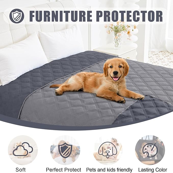 Smiry Waterproof Dog Bed Cover Blanket 30x53, Soft Reversible Pet Blanket - Image 8