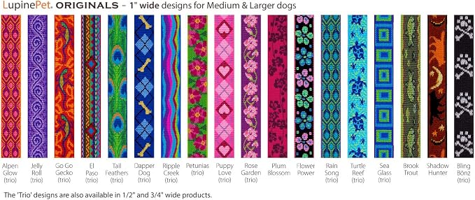 LupinePet Originals 1" Jelly Roll 12-20" Adjustable Collar - Image 4