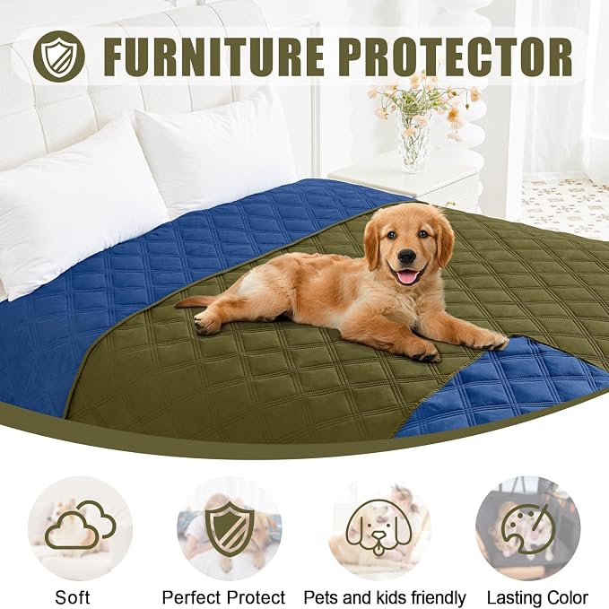 Smiry Waterproof Dog Bed Cover Blanket 30x70, Soft Reversible Pet Blanket - Image 8