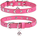 Leather Cat Collars for Boy Girl Cats by DILLYBUD