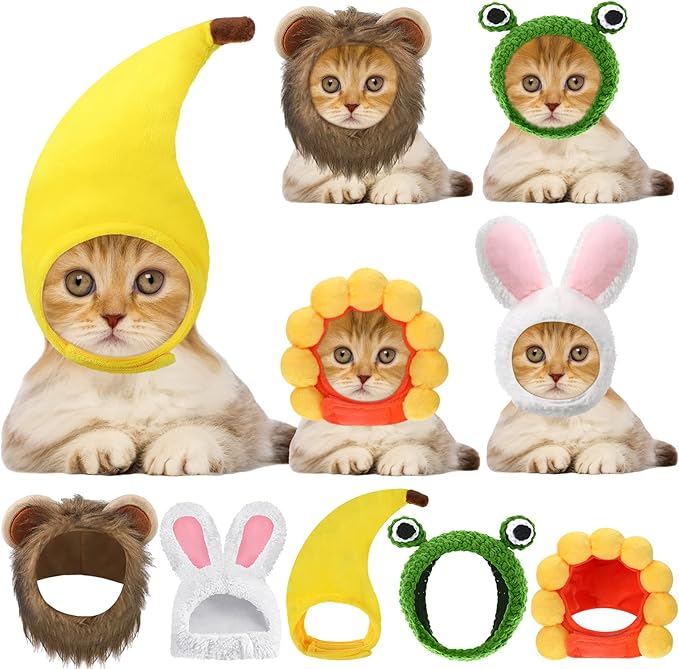 Weewooday 5 Pcs Cat Adorable Costume Bunny Hat by Weewooday