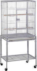 ZENY 53-Inch Bird Flight Cage, Wrought Iron Standing Large by ZENY