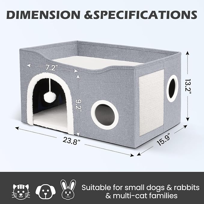 Heeyoo Cat House for Indoor Cats - Image 4