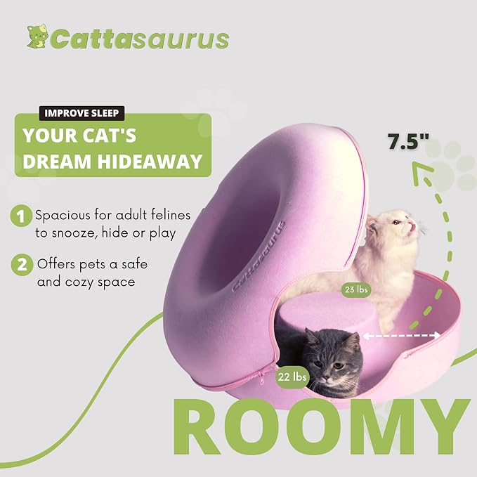 Cattasaurus Peekaboo Cat Cave Donut - Image 4