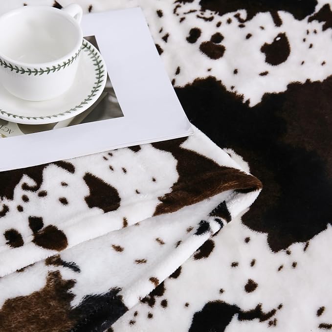 Bnuitland Cow Print Throw Blanket - Image 5