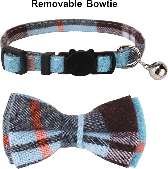 ADOGGYGO Plaid Cat Collars Breakaway - Image 5