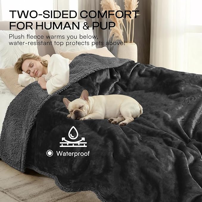 Luciphia Waterproof Pet Blankets, Liquid Pee Proof Dog Blanket - Image 5