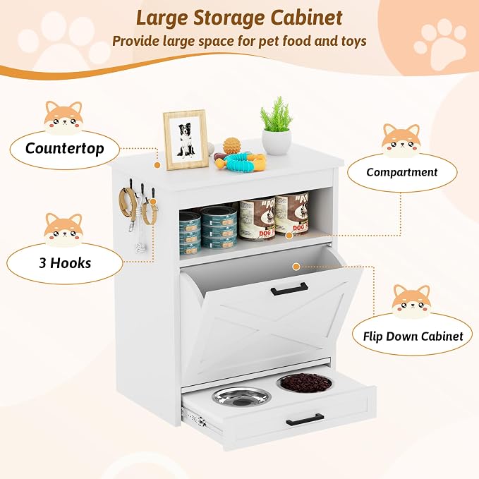 Modern Dog Food Storage Cabinet - Image 7